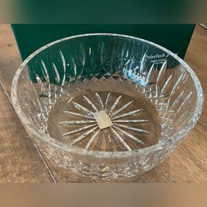 Vintage Waterford Lismore Round Tapered 8" Salad Bowl  New In Original Box